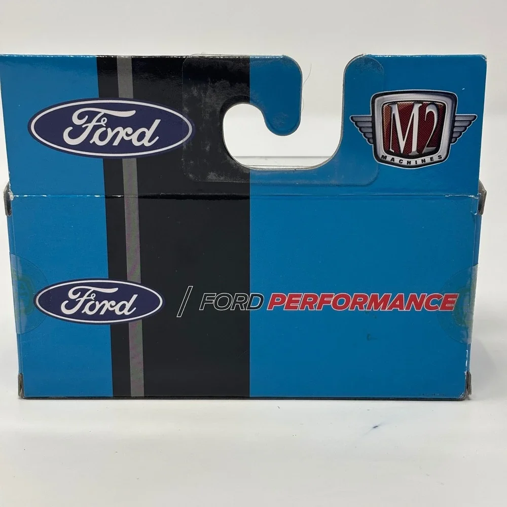 1987 Ford Mustang GT Custom Twin Turbo Cobra Jet Blue M2 Machines S134 1:64